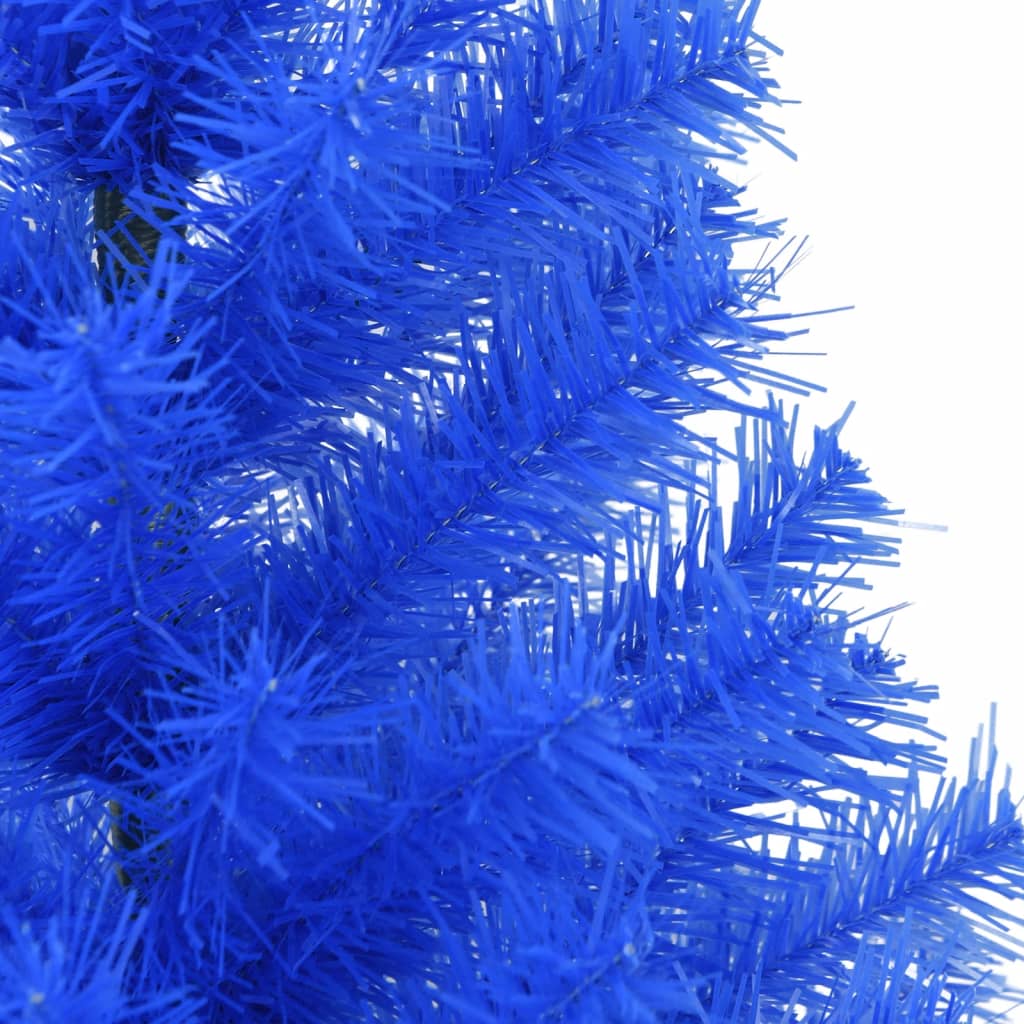 vidaXL Künstlicher Weihnachtsbaum mit Ständer Blau 120 cm PVC