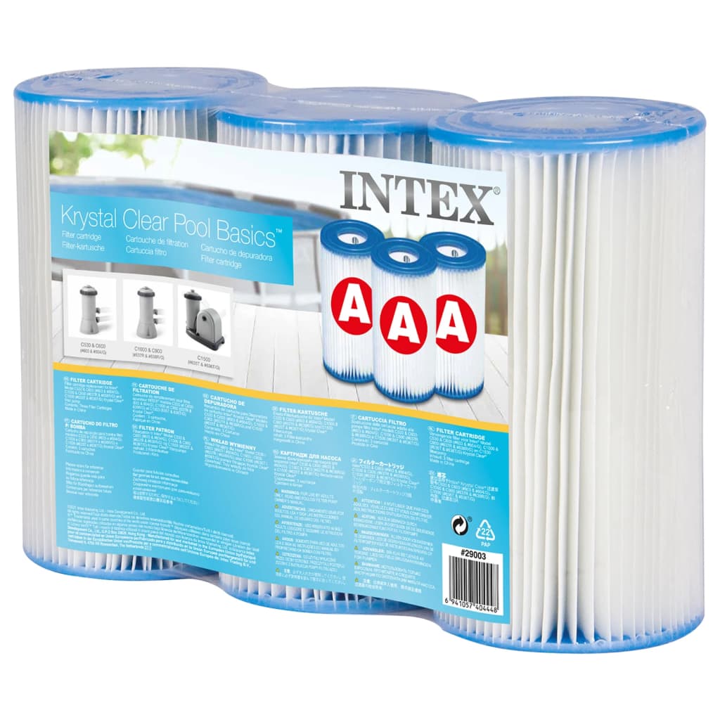 Intex Filterkartusche 3er Packung 29003