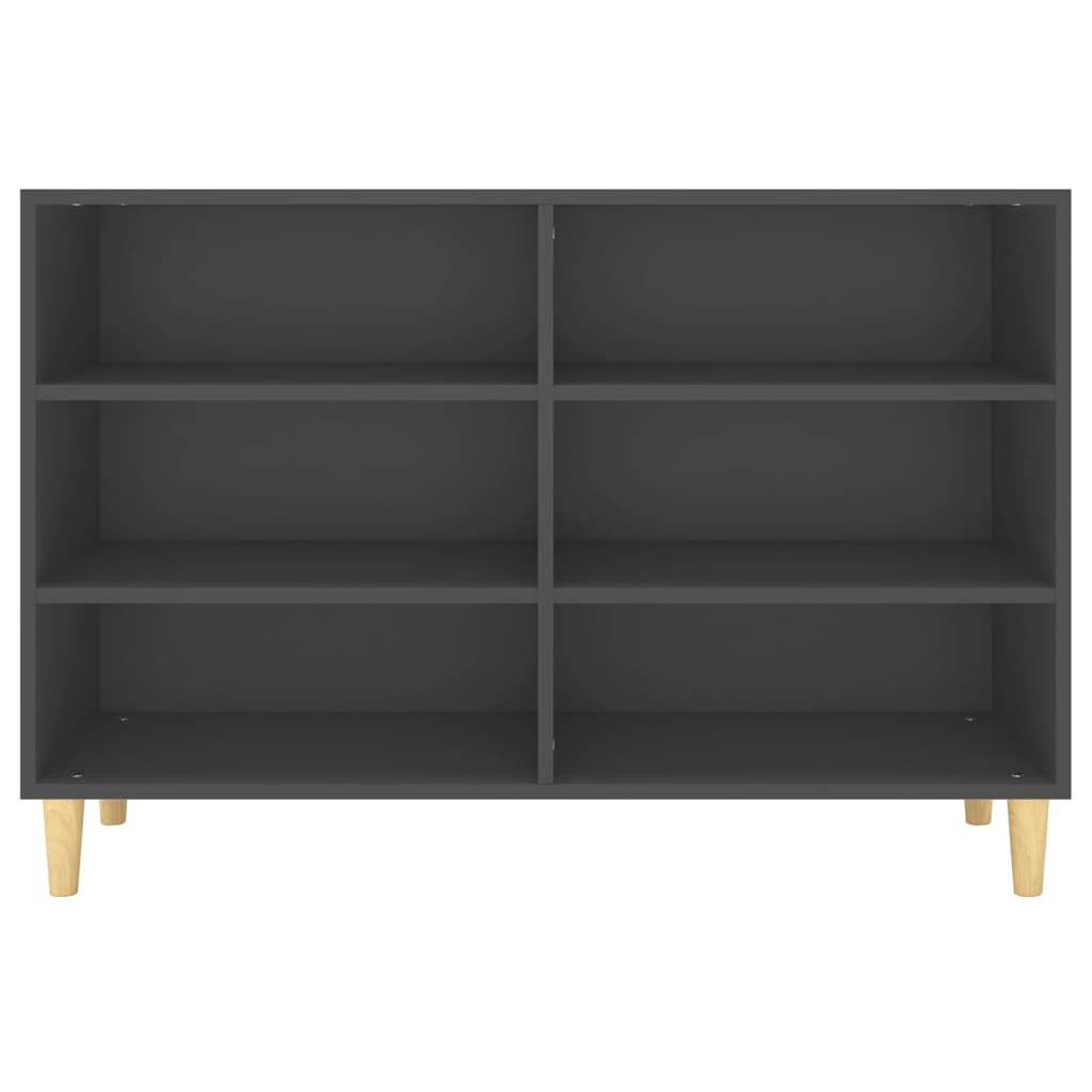 vidaXL Sideboard Grau 103,5x35x70 cm Holzwerkstoff