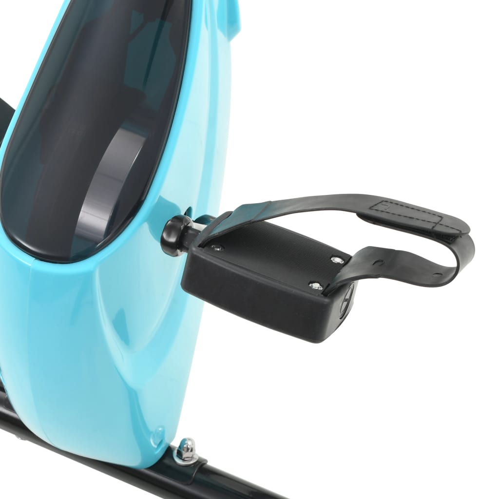 vidaXL Magnetischer Heimtrainer X-Bike mit Pulsmessung Schwarz Blau