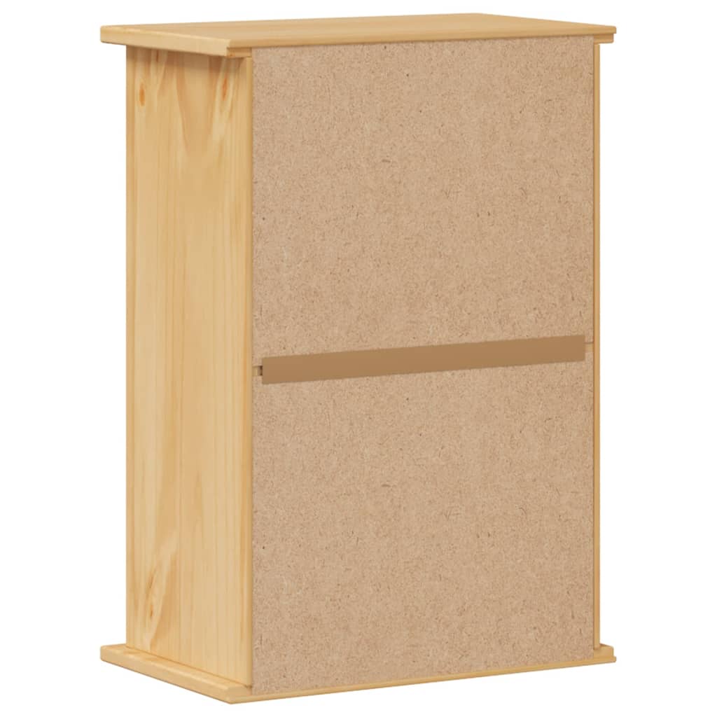 vidaXL Bad-Wandschrank Corona 45x27x64,5 cm Massivholz Kiefer