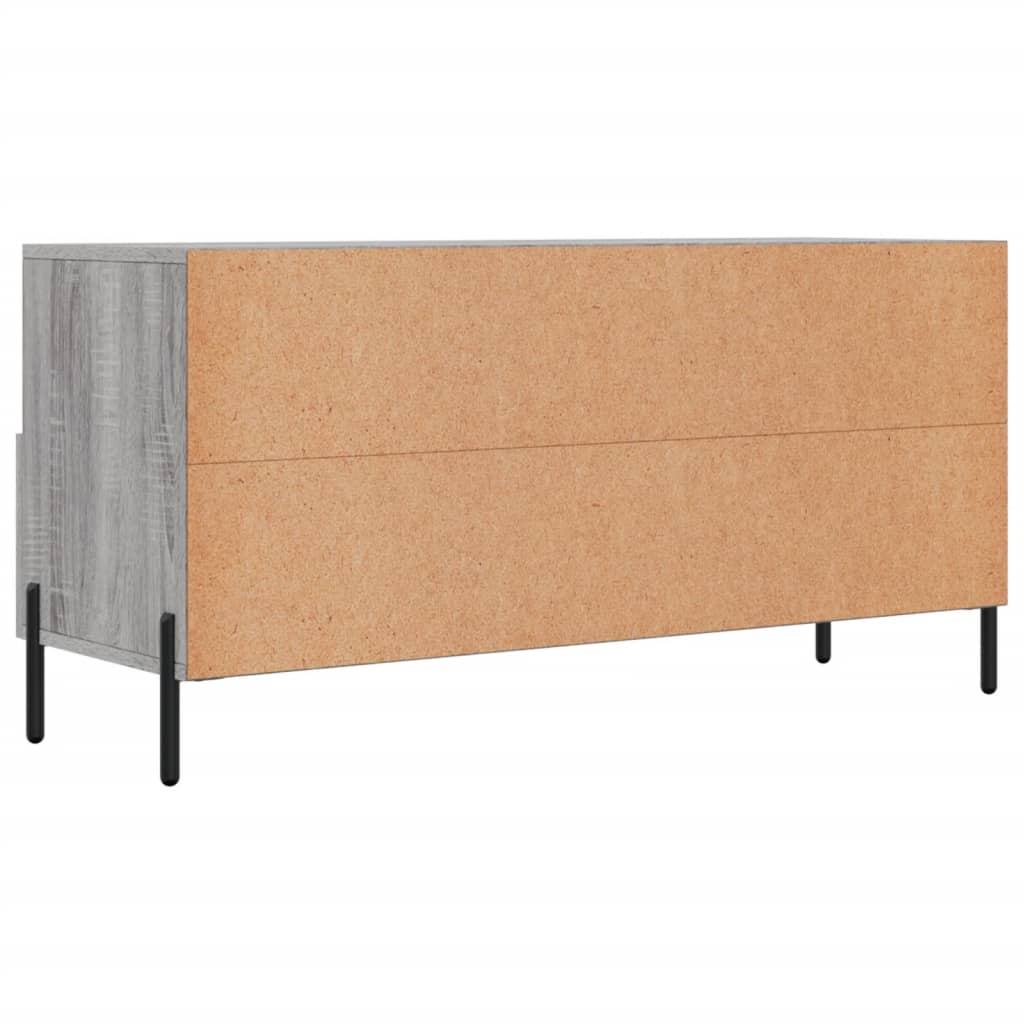 vidaXL TV-Schrank Grau Sonoma 102x36x50 cm Holzwerkstoff