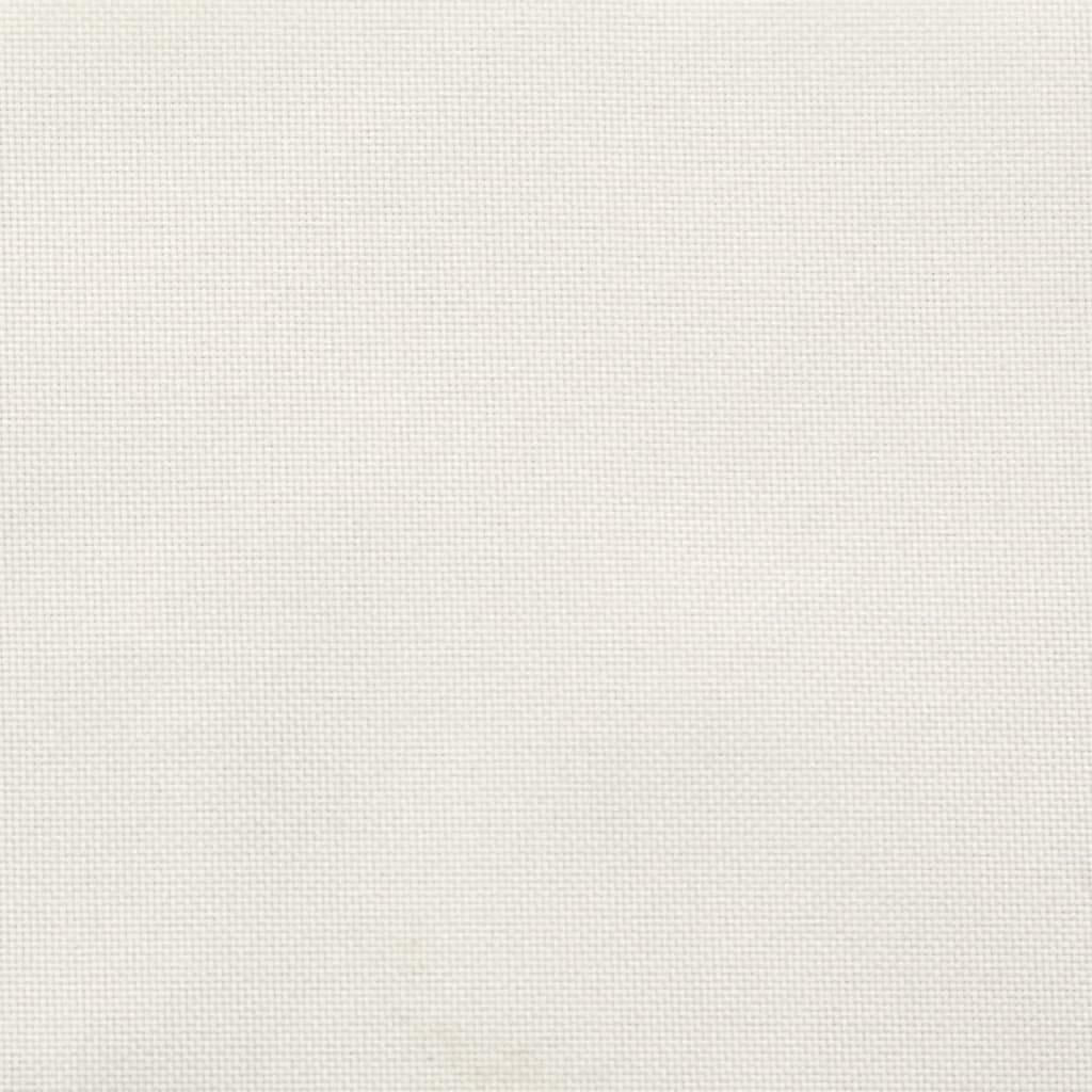 vidaXL Hochlehner-Auflagen 4 Stk. Melange Creme 120x50x4 cm Stoff