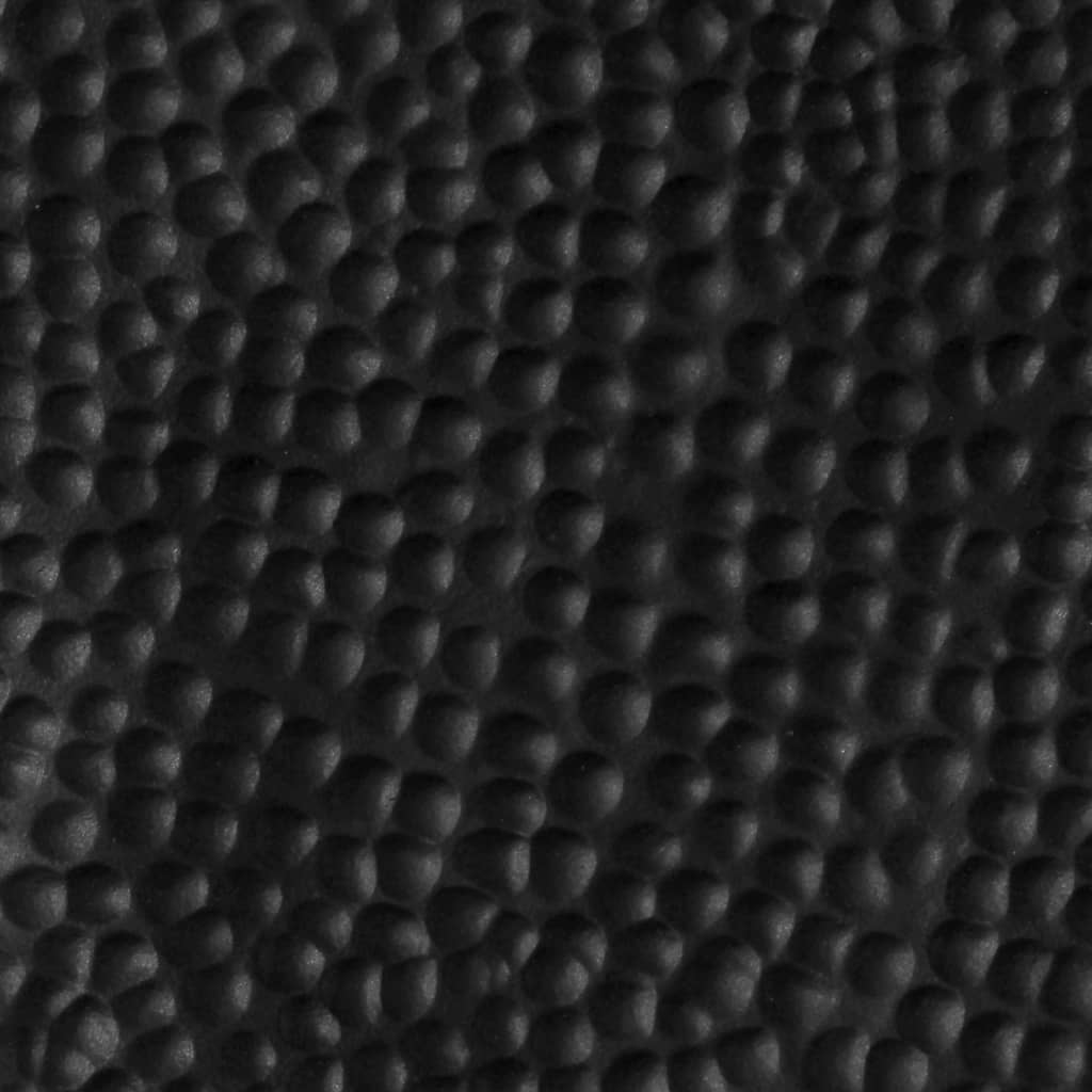 vidaXL Couchtisch aus Gehämmertem Aluminium 70 x 30 cm Schwarz