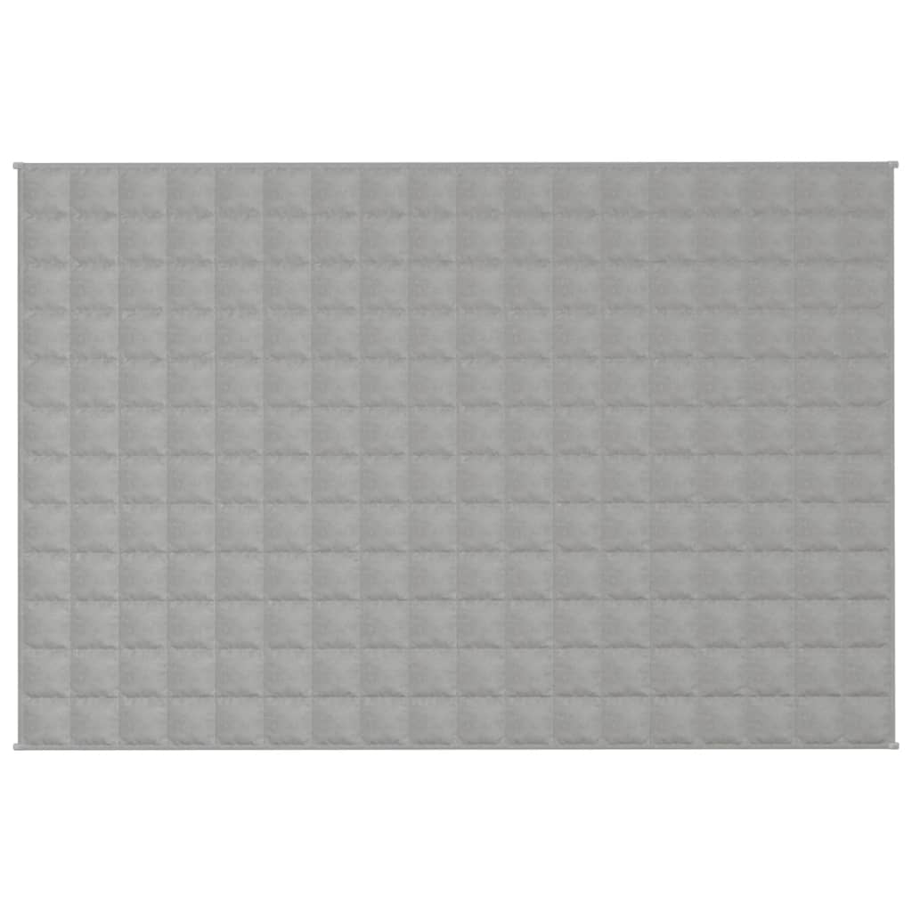 vidaXL Gewichtsdecke Grau 122x183 cm 5 kg Stoff