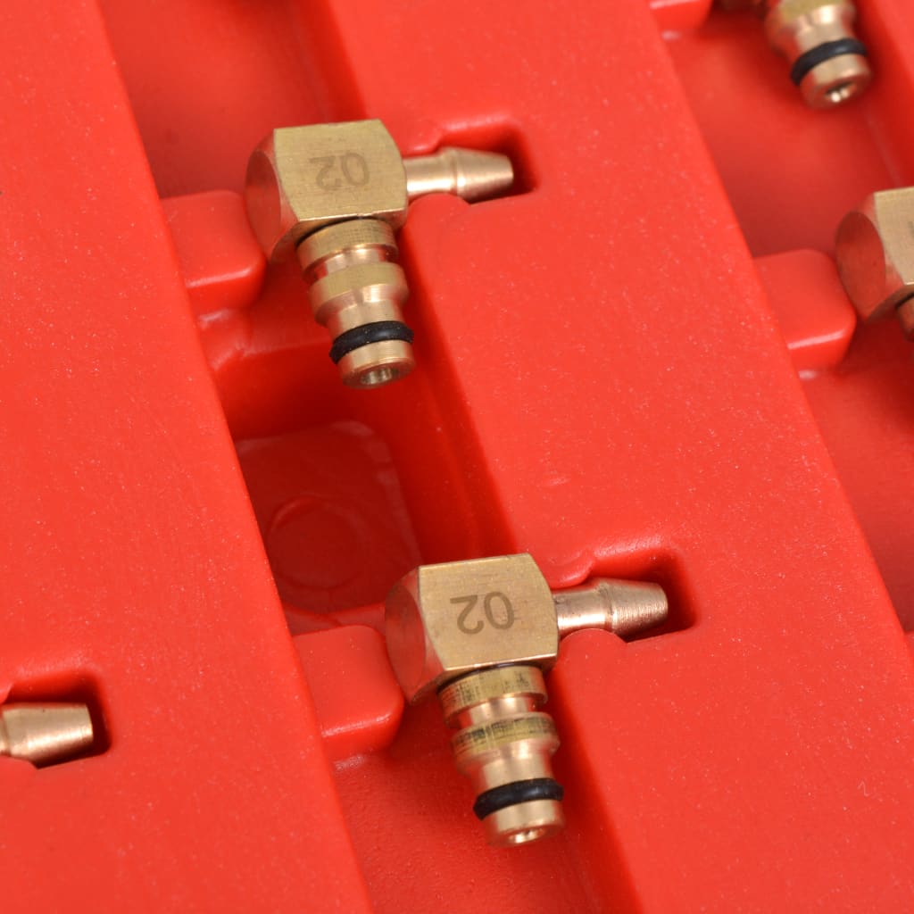 vidaXL Diesel-Durchflussmesser und Adaptersatz für Common Rail 8 Zylinder