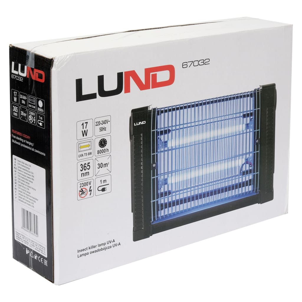Lund Insektenvernichter UV-A-Lampe 17 W Schwarz