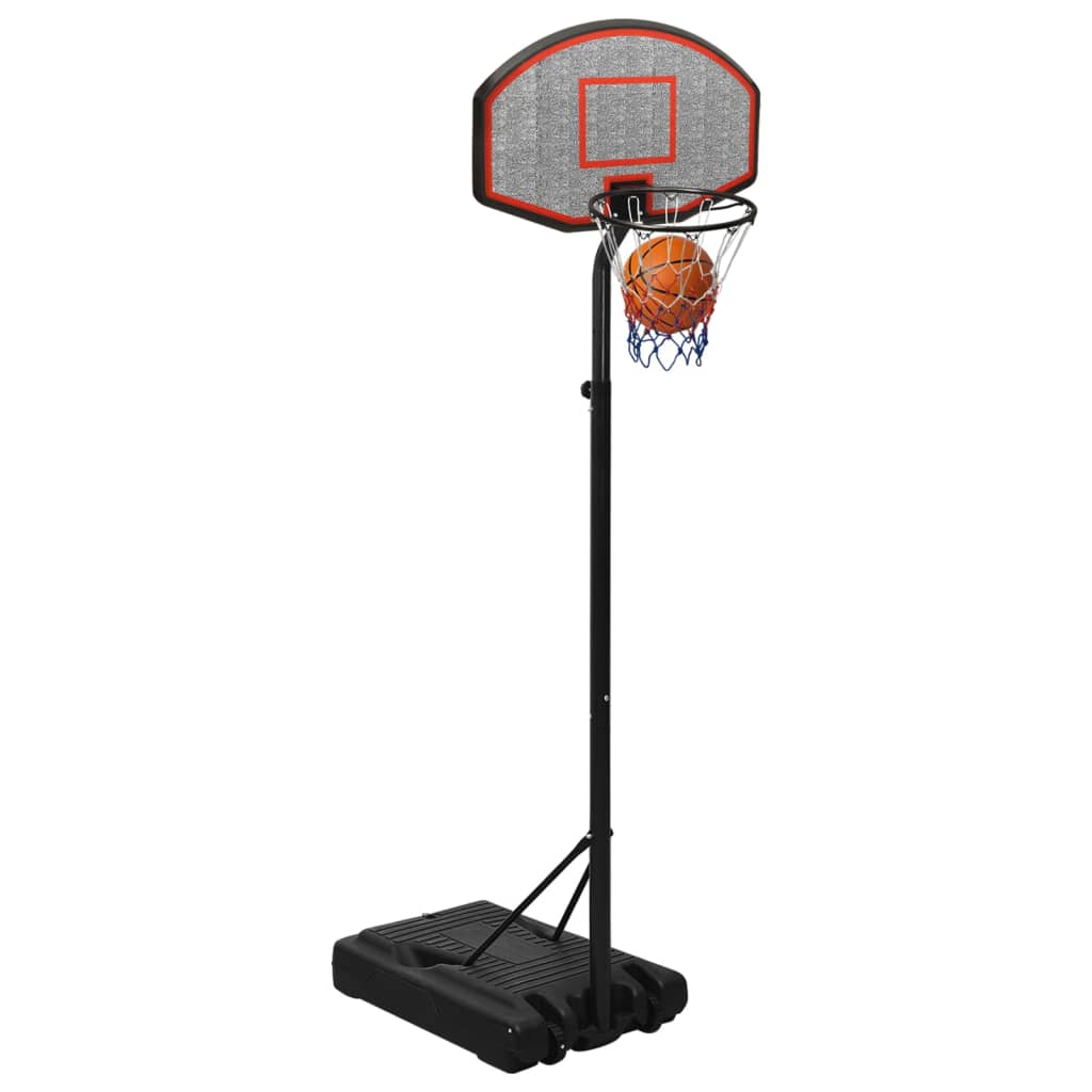 vidaXL Basketballständer Schwarz 237-307 cm Polyethylen