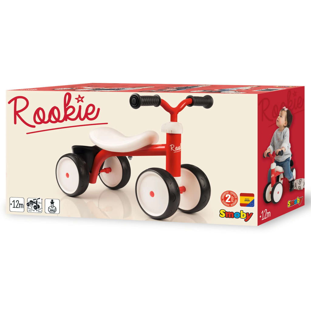 Smoby Rutschrad Rookie Rot