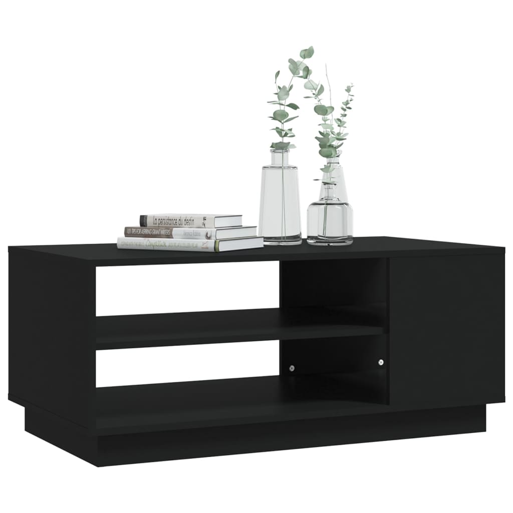 vidaXL Couchtisch Schwarz 102x55x43 cm Holzwerkstoff