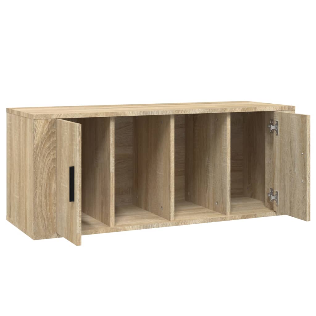 vidaXL TV-Schrank Sonoma-Eiche 100x35x40 cm Holzwerkstoff