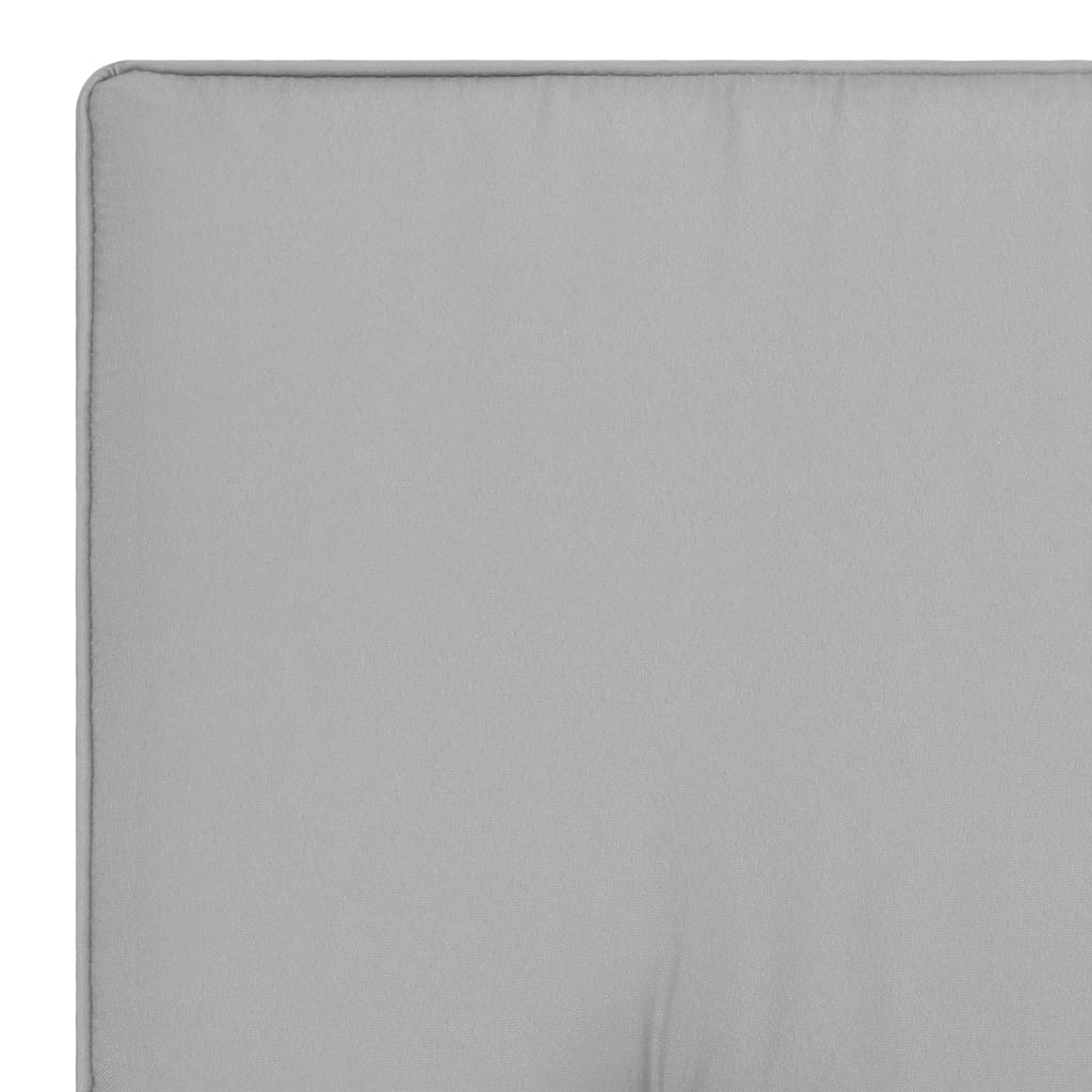 vidaXL Gartenstuhl Auflage 2 Stk. Grau 120 x 50 x 5 cm