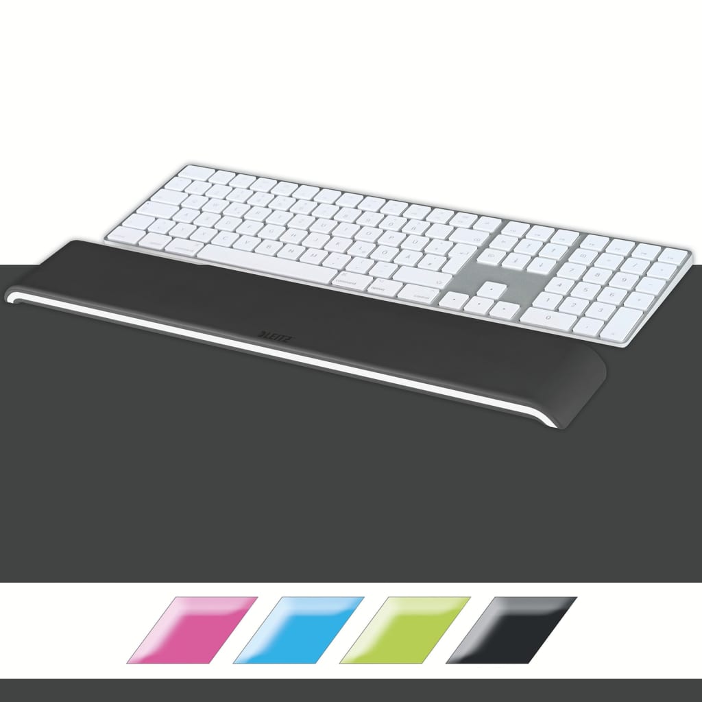 Leitz Handgelenkauflage für Tastatur Ergo WOW Verstellbar Schwarz