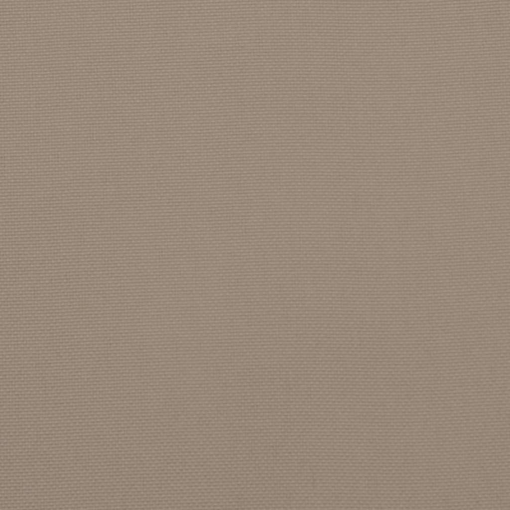 vidaXL Gartenbank-Auflage Taupe 150x50x7 cm Oxford-Gewebe