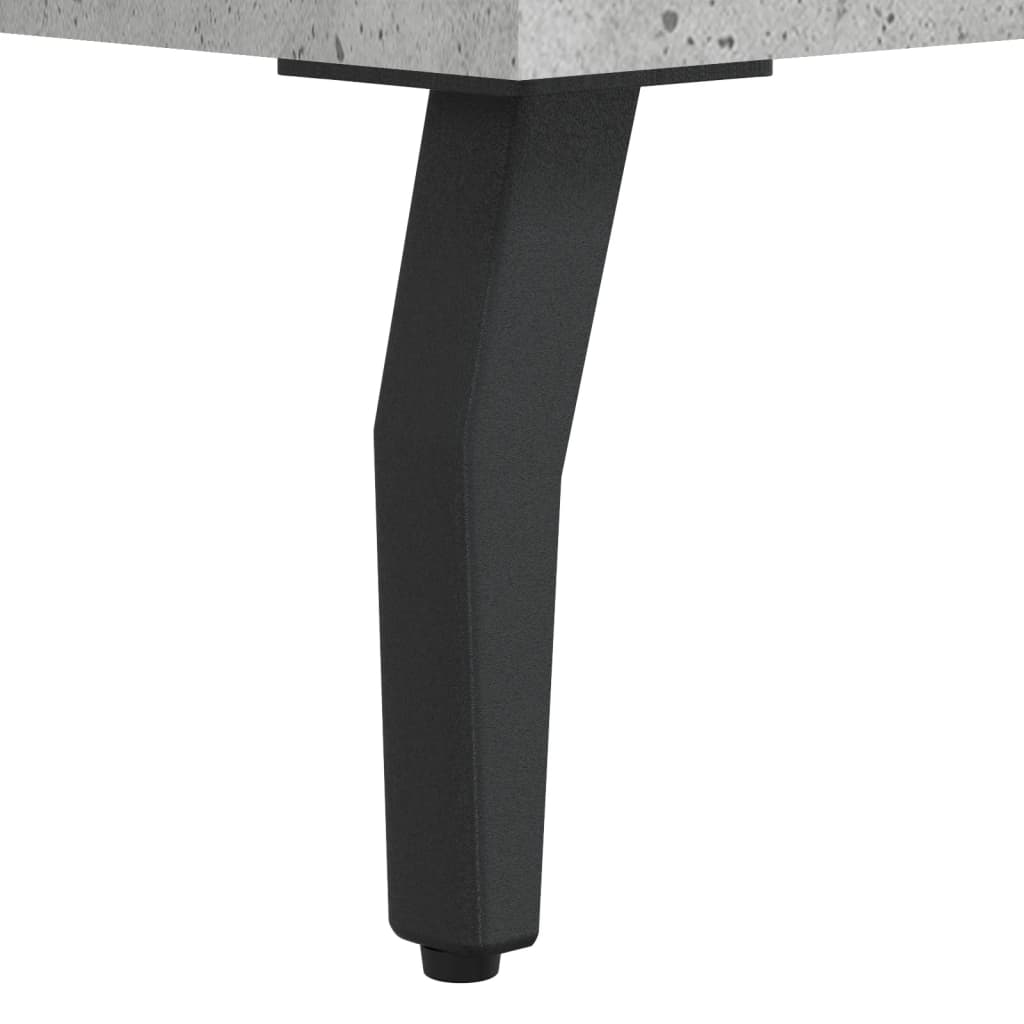 vidaXL Highboard Betongrau 69,5x34x180 cm Holzwerkstoff