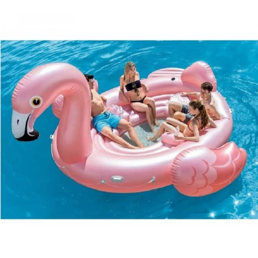 Intex Badeinsel Flamingo Party Island 57267EU