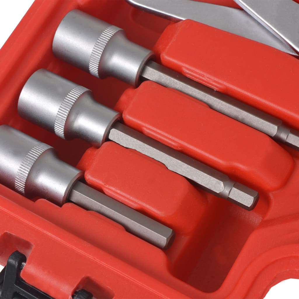 vidaXL 15-teiliger Werkzeugsatz für Bremsenwartung und Montage