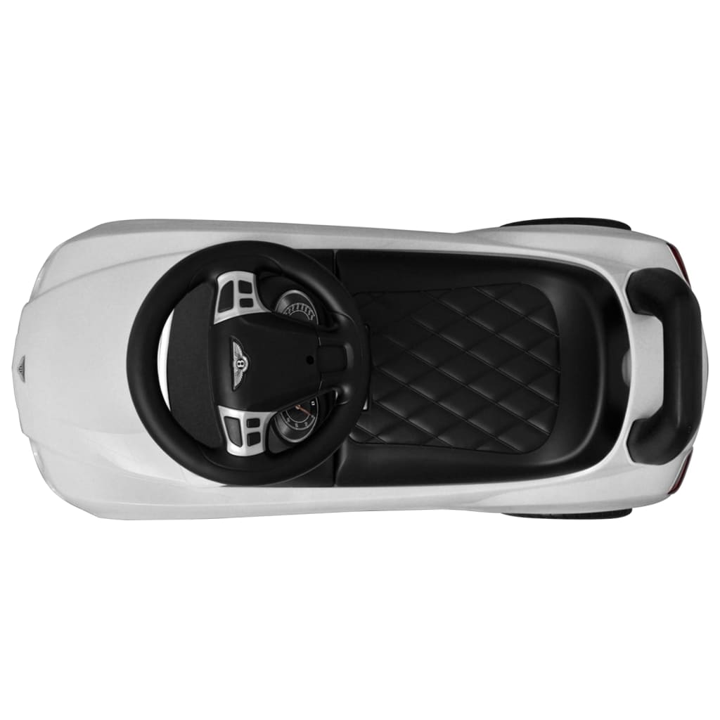 vidaXL Bentley Kinderauto mit Fußantrieb Weiß
