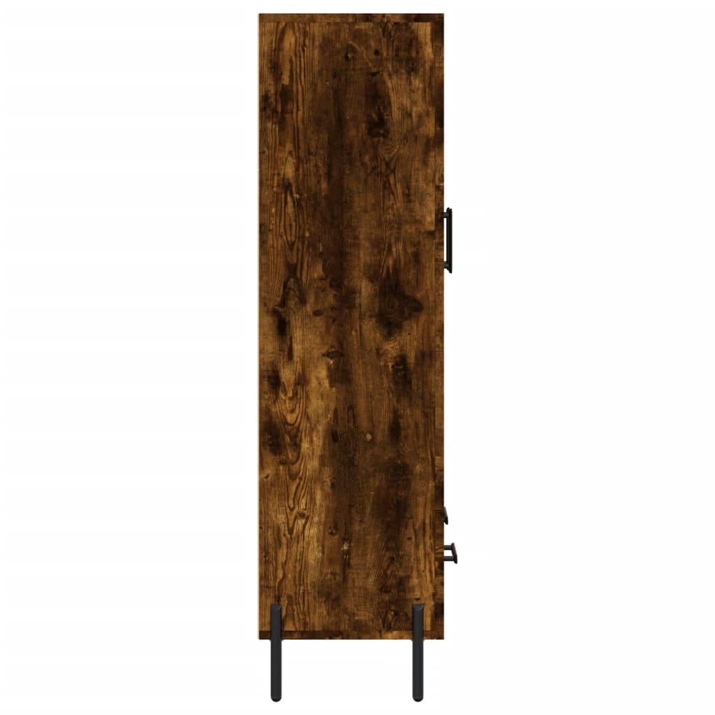 vidaXL Highboard Räuchereiche 69,5x31x115 cm Holzwerkstoff