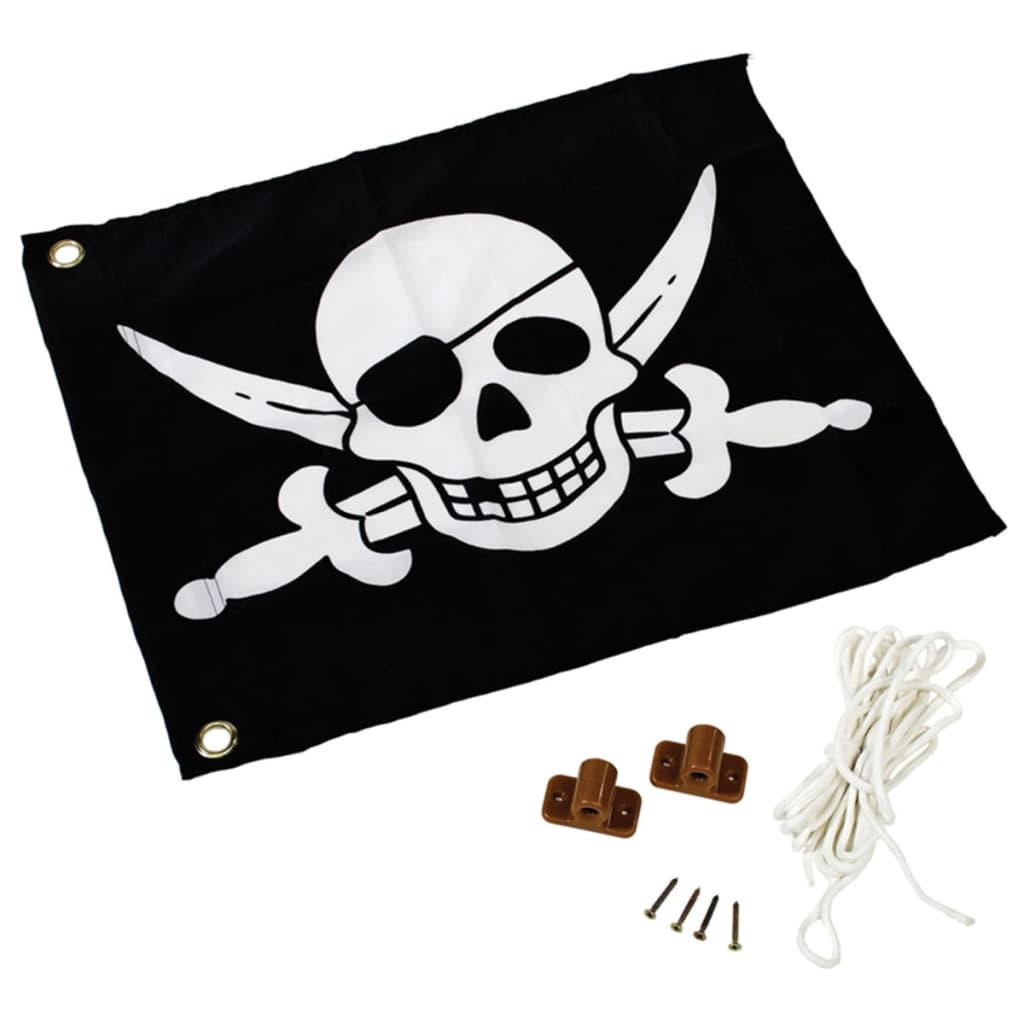 AXI Piratenflagge Schwarz und Weiß 55x45 cm A507.012.00