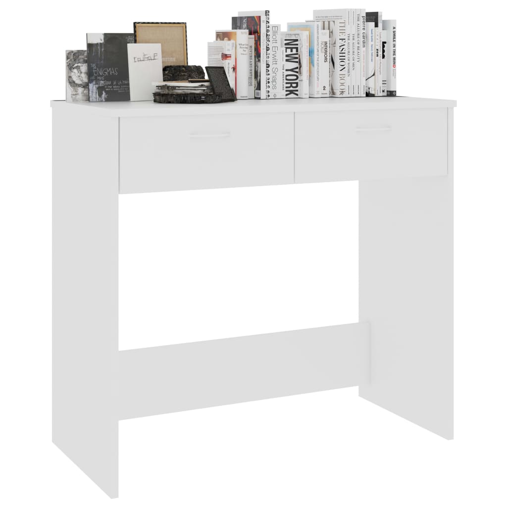 vidaXL Schreibtisch Weiß 80×40×75 cm Holzwerkstoff