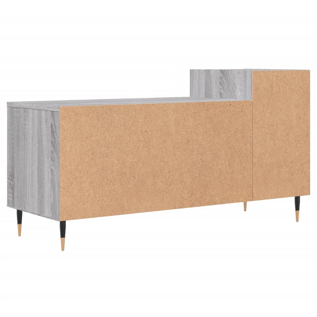 vidaXL TV-Schrank Grau Sonoma 100x35x55 cm Holzwerkstoff