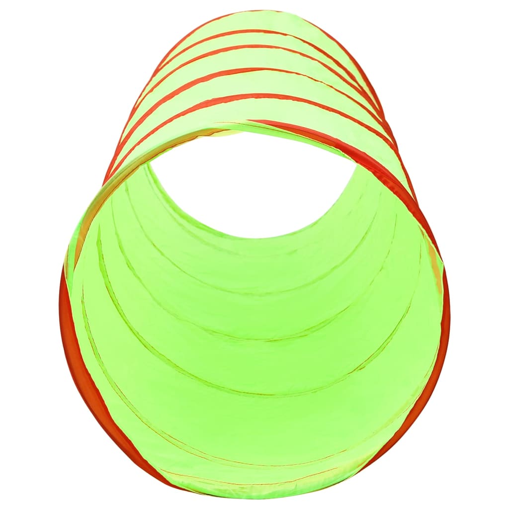 vidaXL Spieltunnel mit 250 Bällen Grün 175 cm Polyester