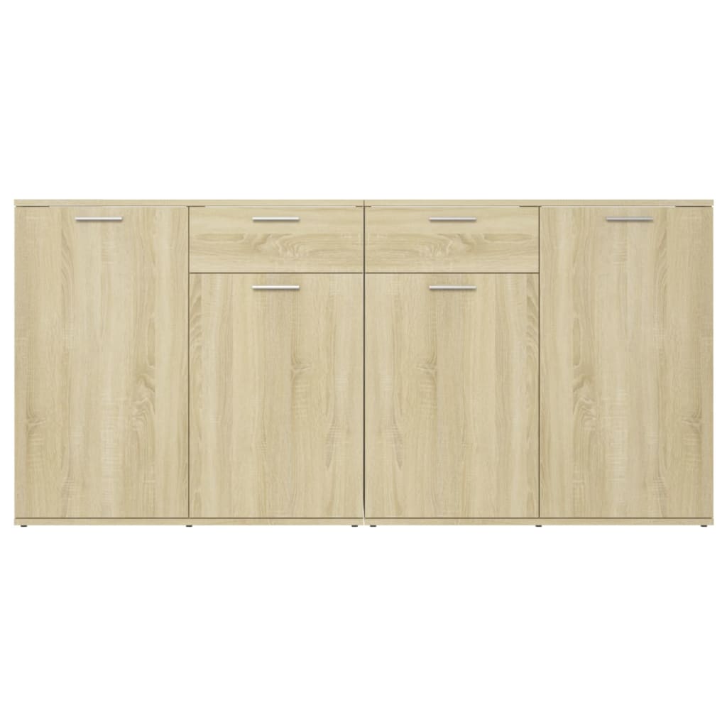 vidaXL Sideboard Sonoma-Eiche 160x36x75 cm Holzwerkstoff