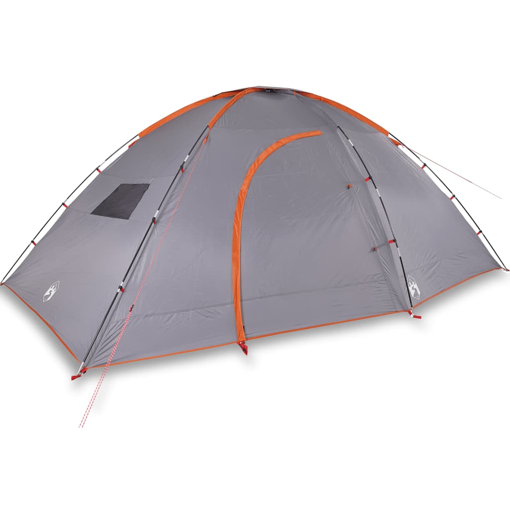 vidaXL Campingzelt 8 Personen Orange Wasserdicht