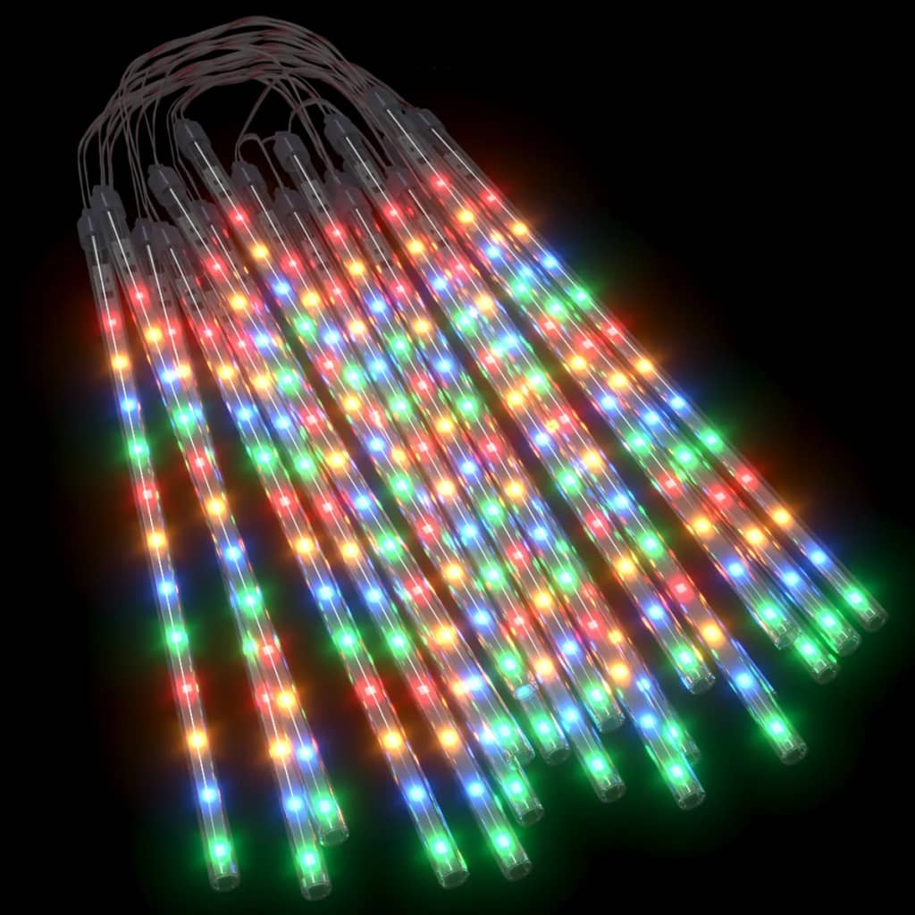 vidaXL LED Meteor-Lichter 20 Stk. 30 cm Mehrfarbig 480 LEDs