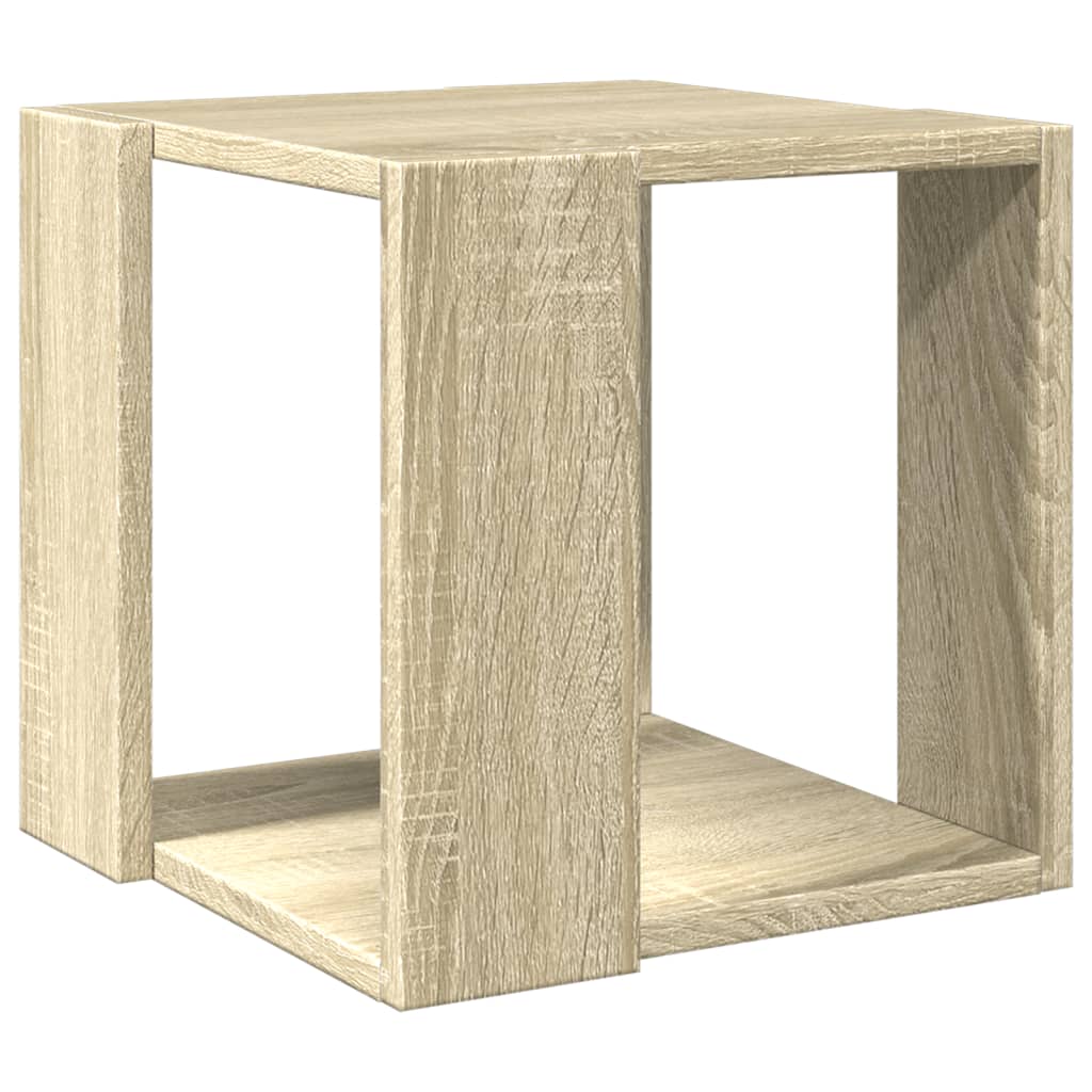 vidaXL Couchtisch Sonoma-Eiche 32x32x30 cm Holzwerkstoff