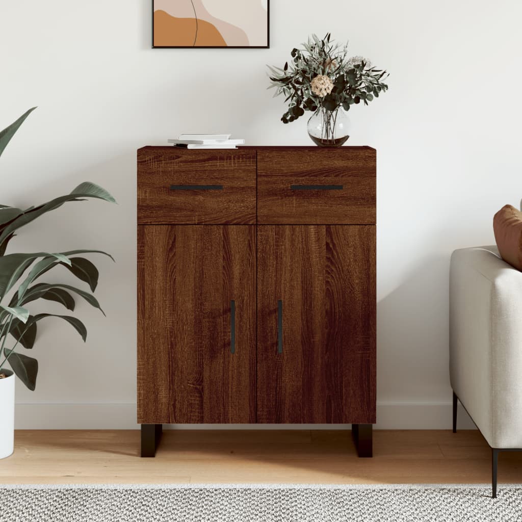 vidaXL Sideboard Braun Eichen-Optik 69,5x34x90 cm Holzwerkstoff