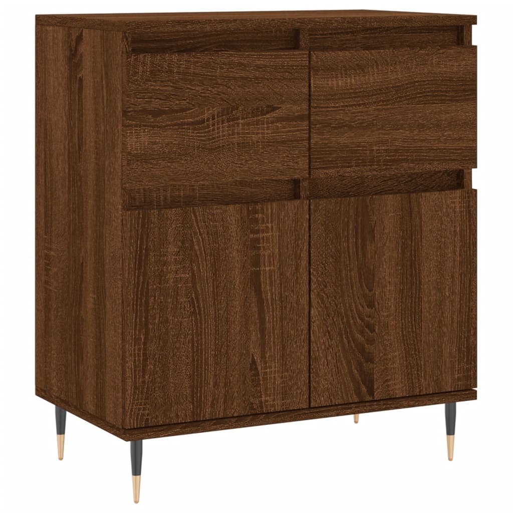 vidaXL Sideboard Braun Eichen-Optik 60x35x70 cm Holzwerkstoff