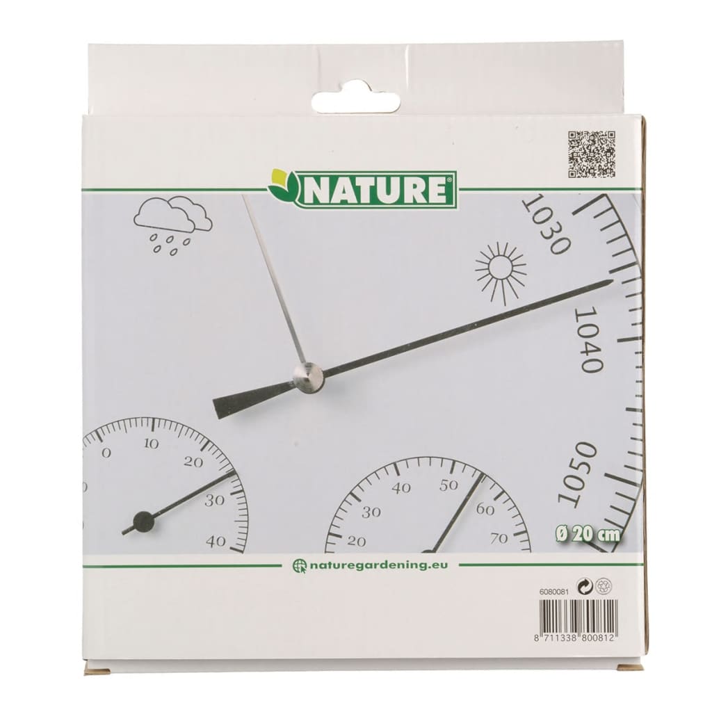 Nature 3-in-1 Barometer mit Thermometer und Hygrometer 20 cm 6080081