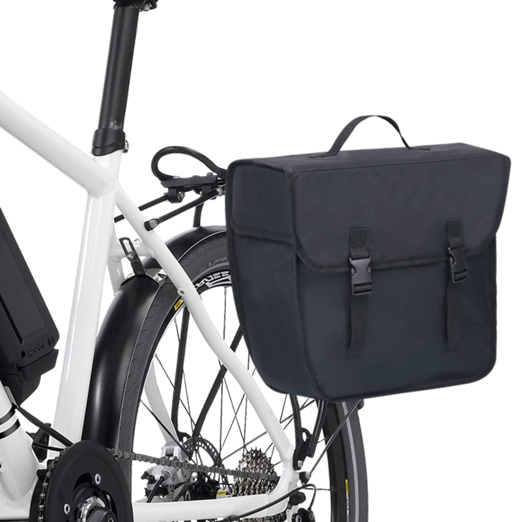 vidaXL Fahrradtasche für Gepäckträger Wasserdicht 21 L Schwarz