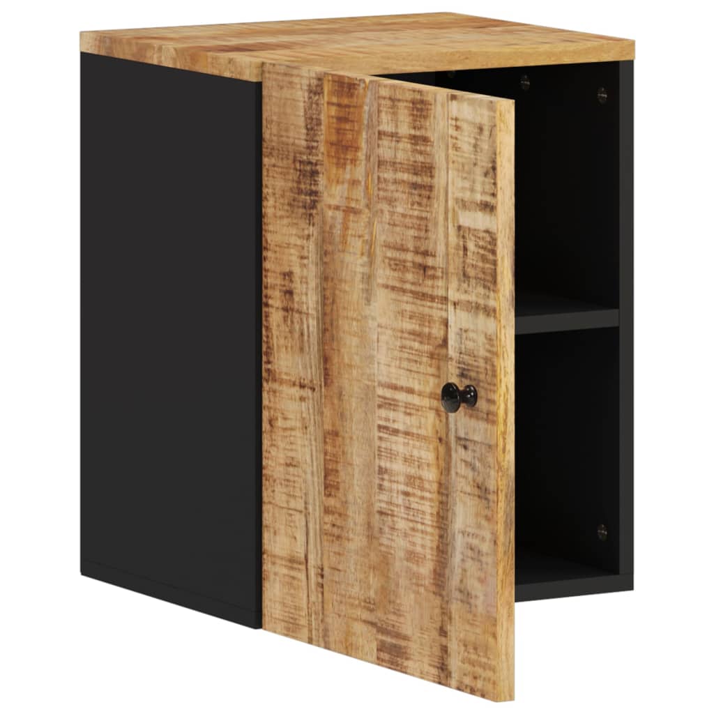 vidaXL Bad-Wandschrank 38x33x48 cm Massivholz Mango