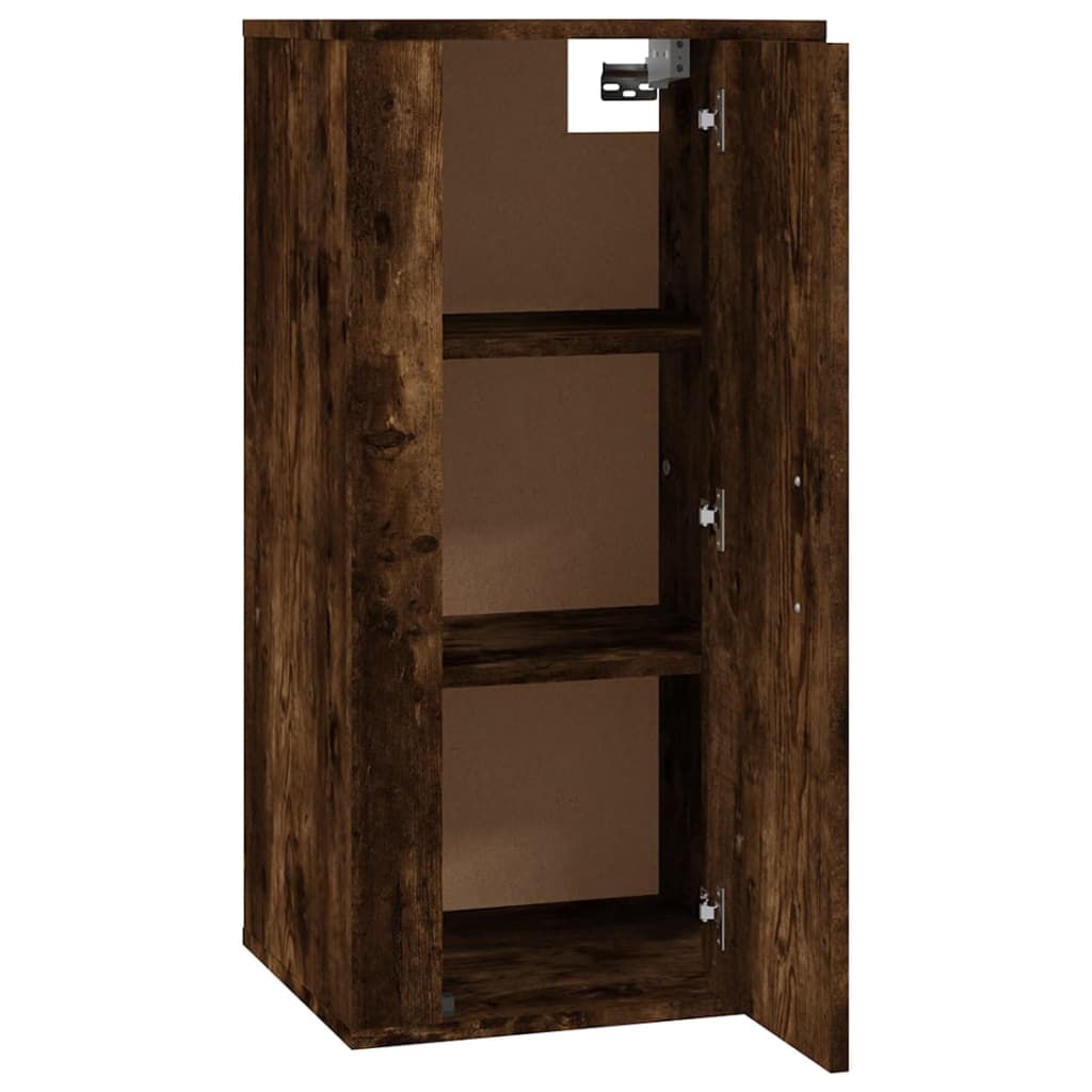 vidaXL TV-Wandschrank Räuchereiche 40x34,5x80 cm