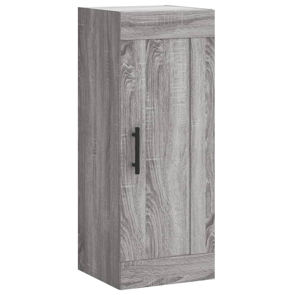 vidaXL Highboard Grau Sonoma 34,5x34x180 cm Holzwerkstoff