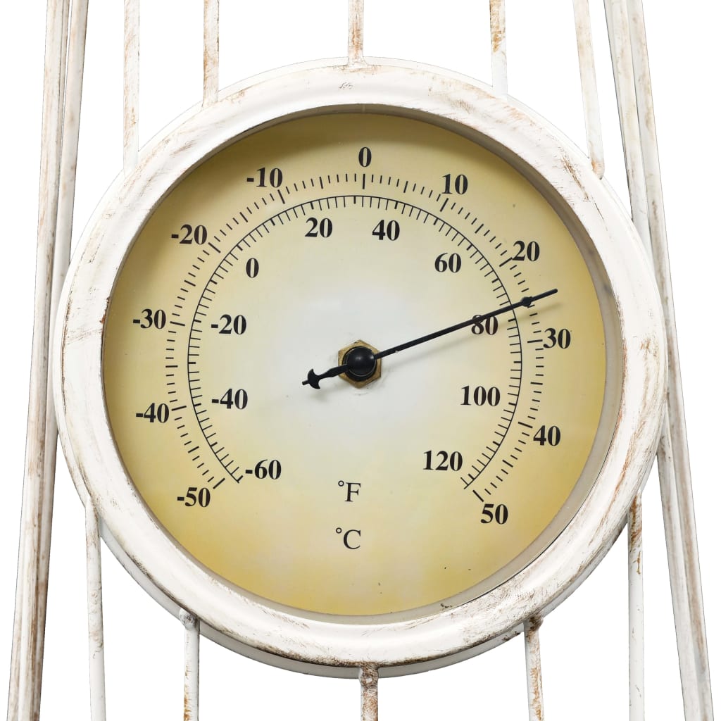 vidaXL Uhr mit Thermometer Nostalgie
