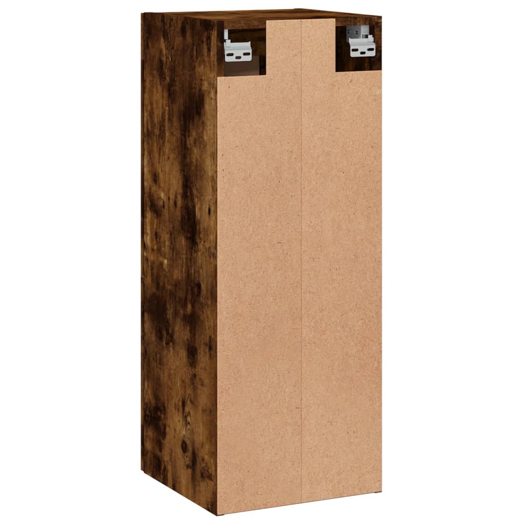 vidaXL Wandschrank Räuchereiche 34,5x34x90 cm Holzwerkstoff