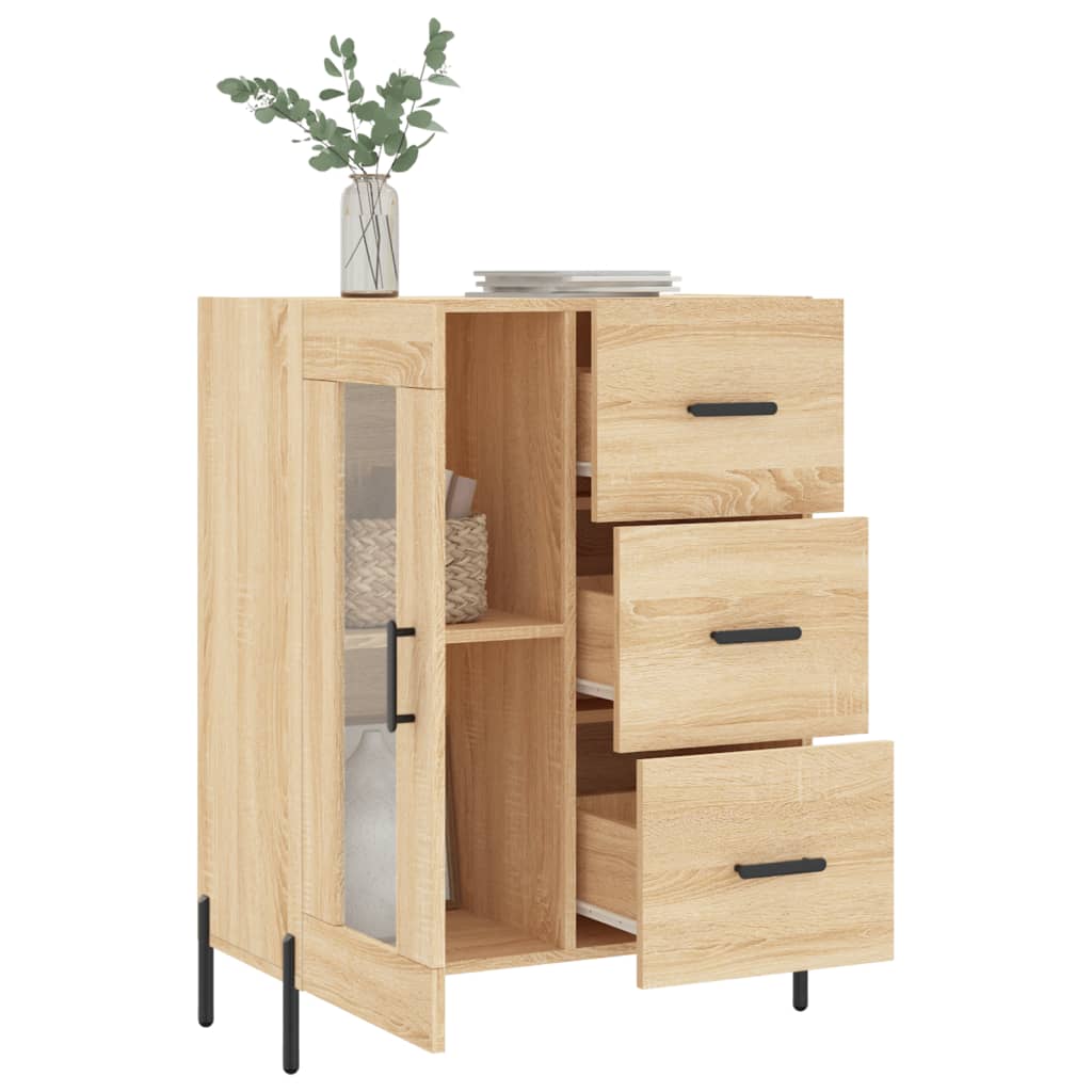 vidaXL Sideboard Sonoma-Eiche 69,5x34x90 cm Holzwerkstoff