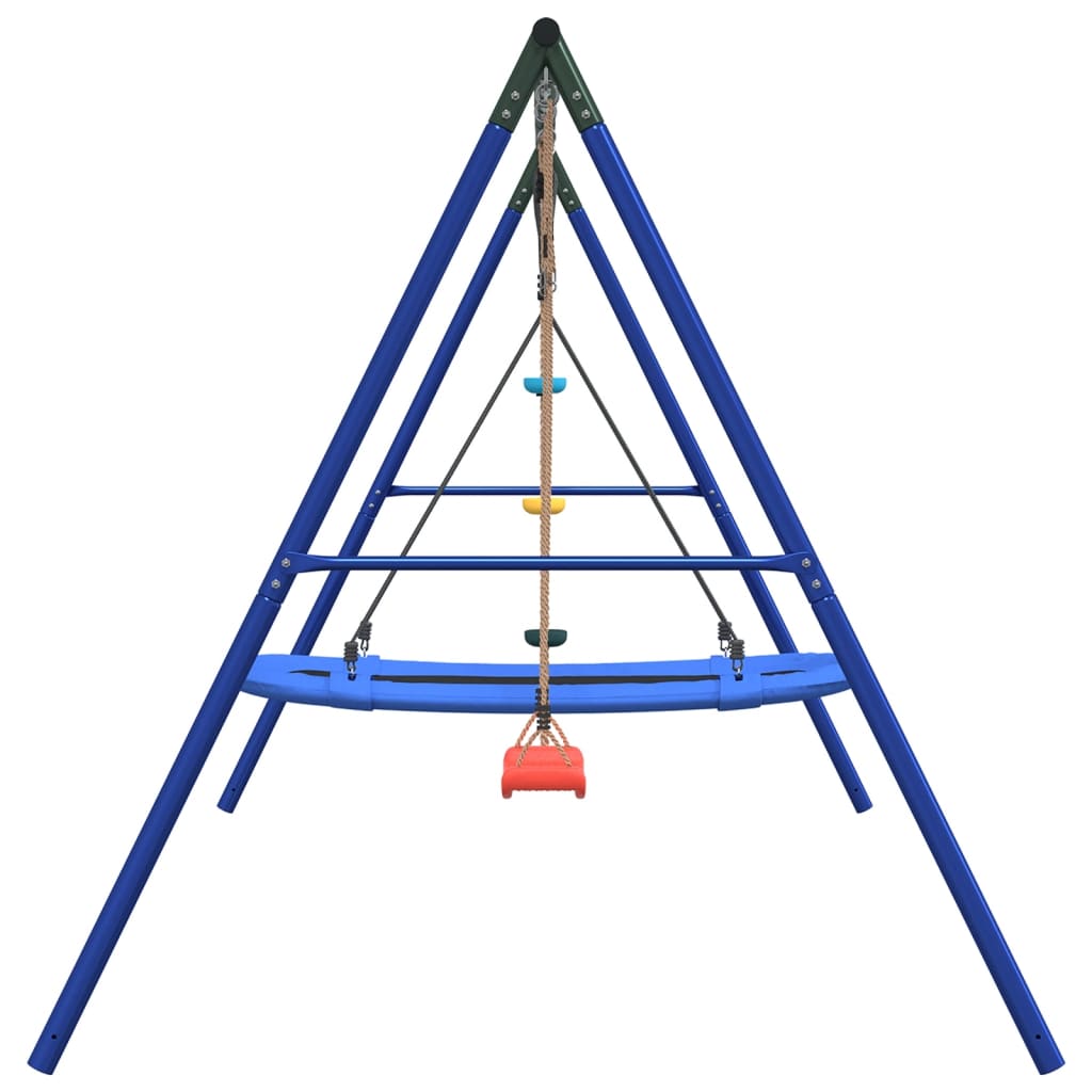 vidaXL Schaukel-Set mit Schaukelsitz Kletterschaukel und Nestschaukel