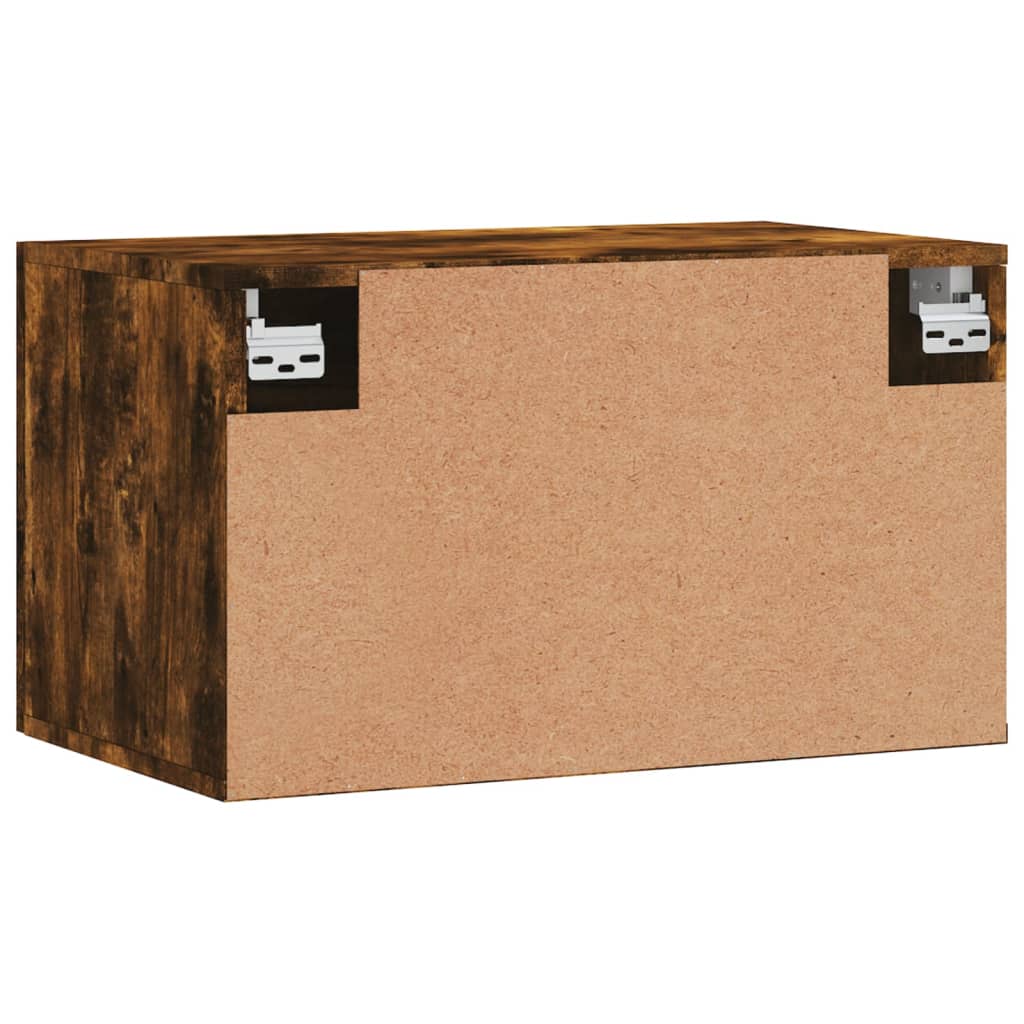 vidaXL Wandschrank Räuchereiche 60x36,5x35 cm Holzwerkstoff