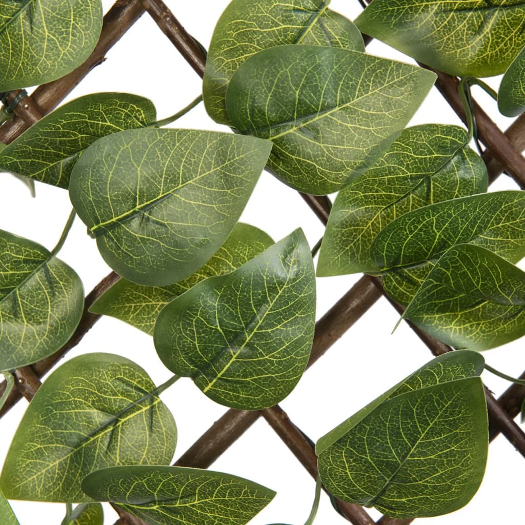 Nature Spalier mit künstlichen Lorbeerblättern 90x180 cm Grün Blätter