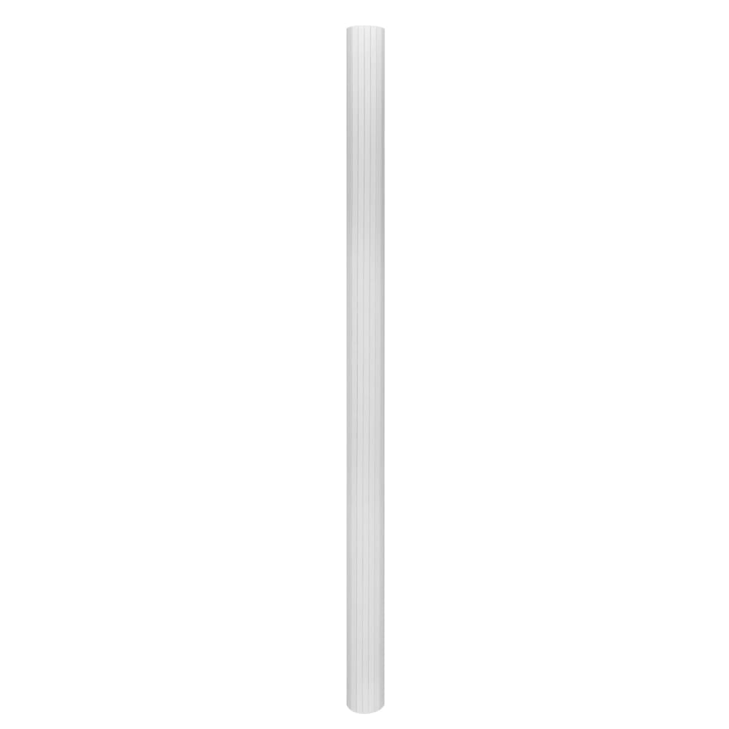 vidaXL Raumteiler Bambus Weiß 250×165 cm