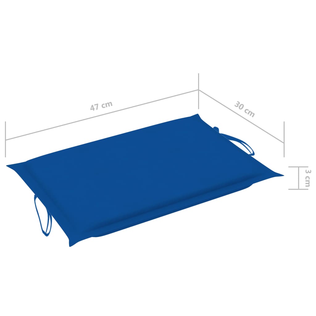 vidaXL Sonnenliegen 2 Stk. mit Tisch und Auflagen Massivholz Akazie