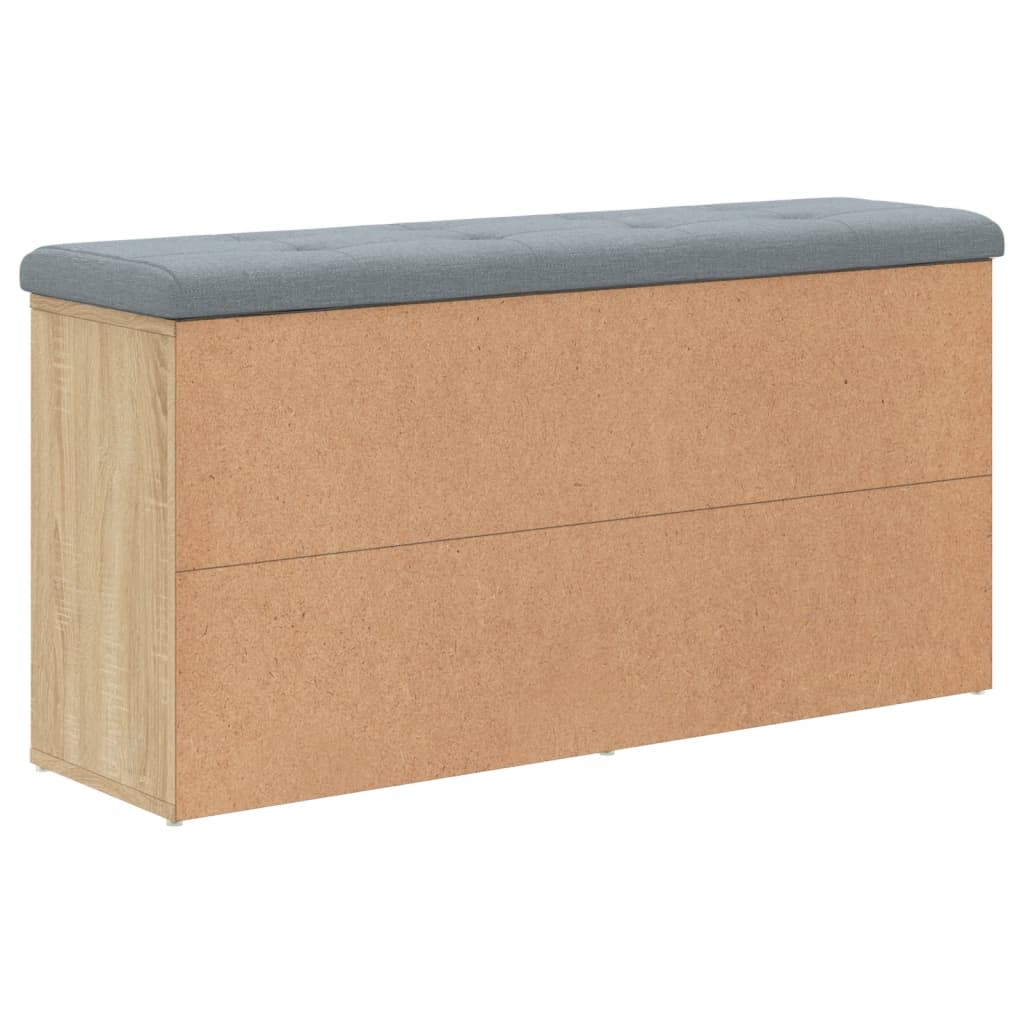 vidaXL Schuhbank Sonoma-Eiche 102x32x50 cm Holzwerkstoff