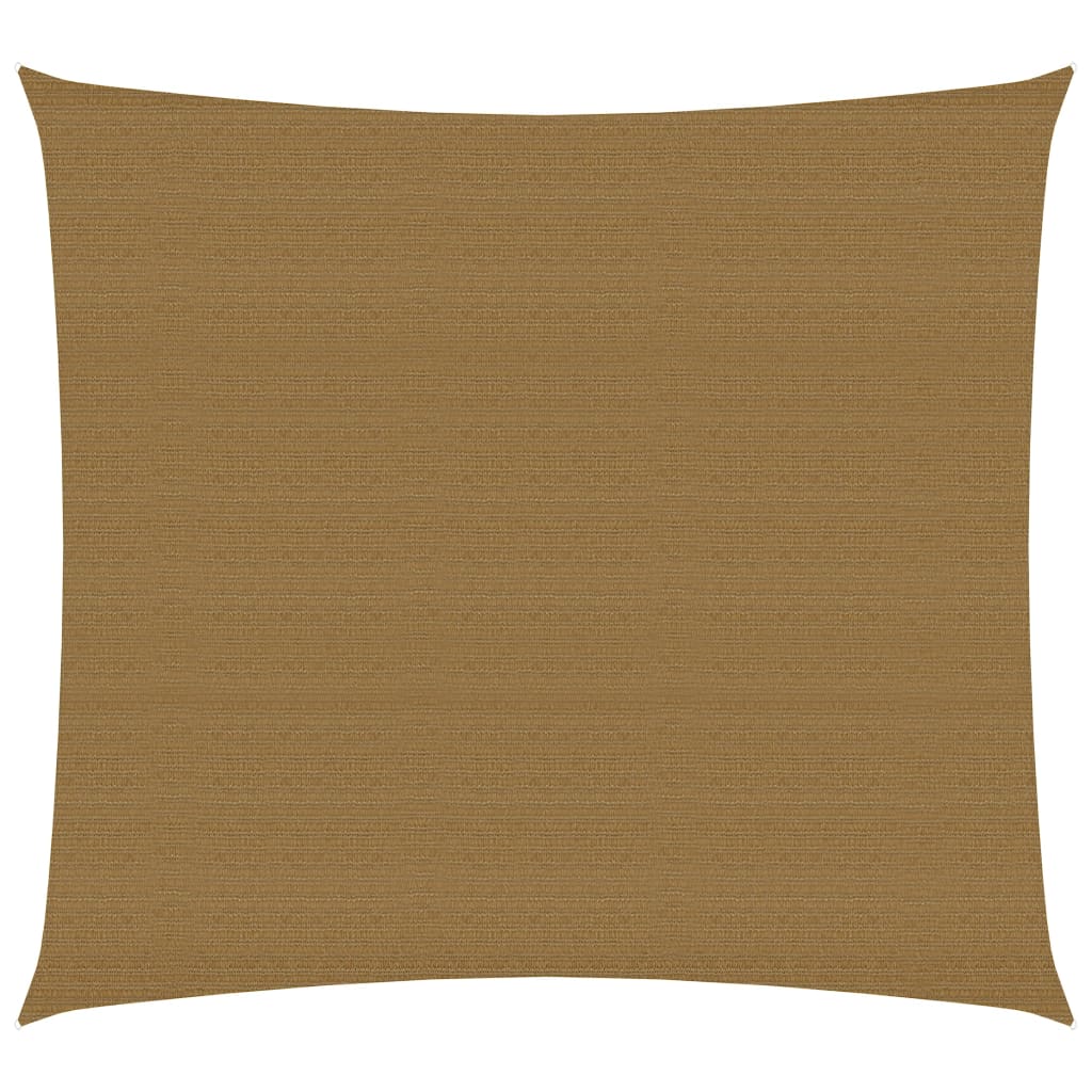 vidaXL Sonnensegel 160 g/m² Taupe 2,5x2,5 m HDPE