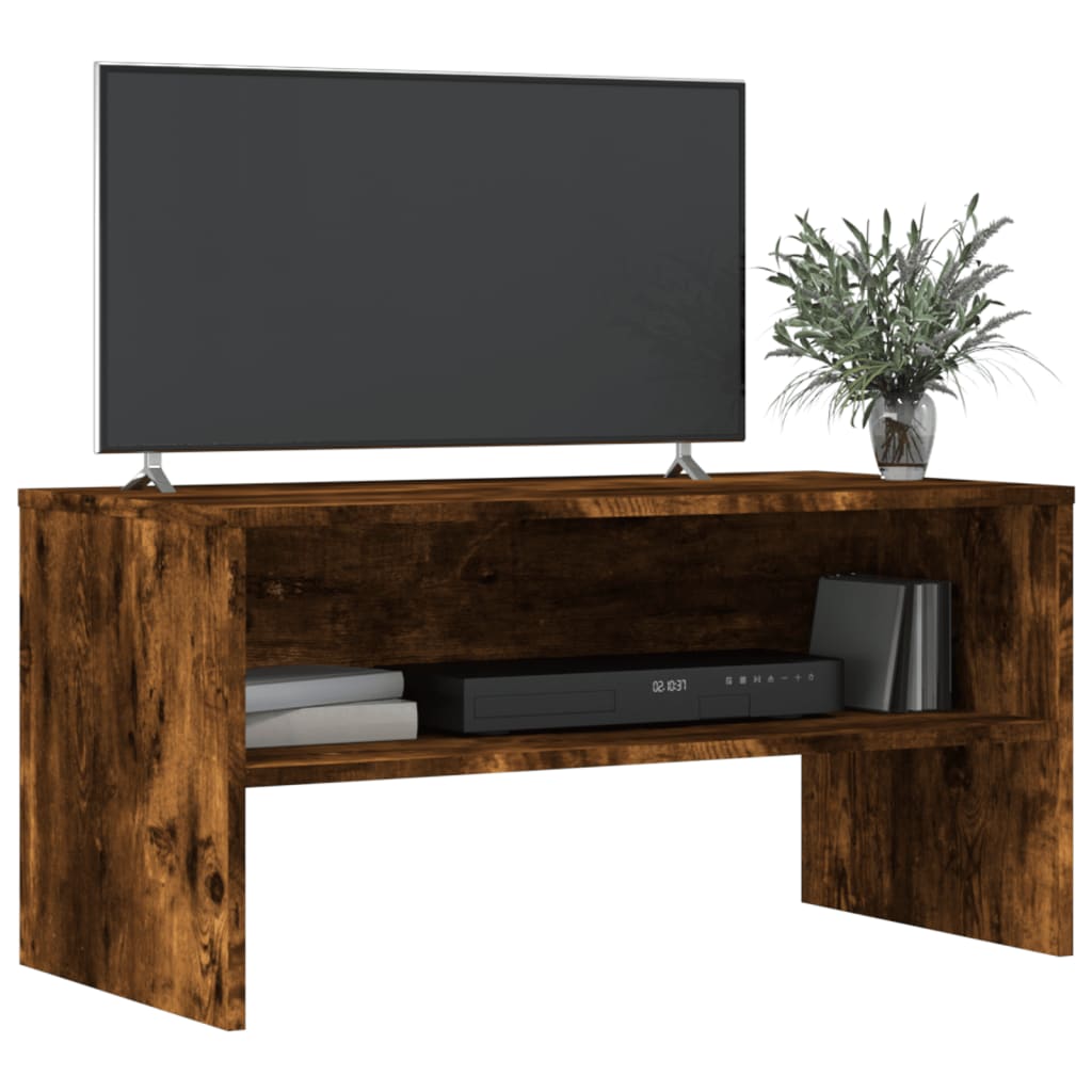 vidaXL TV-Schrank Räuchereiche 80x40x40 cm Holzwerkstoff