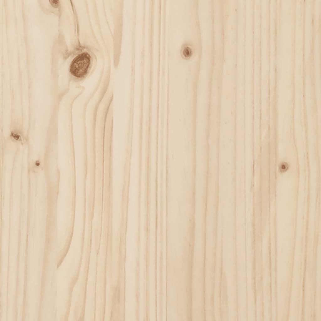 vidaXL Massivholzbett Kiefer 135x190 cm